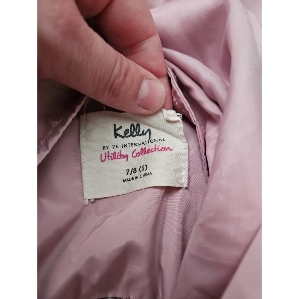 Kelly by 26 International Utility Collection Pink NY Hooded Jacket Size‎ 7/8